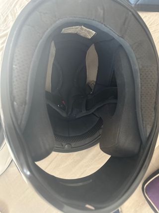 Casco Moto Diseño Retro Negro/Dorado