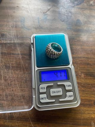 Anillo Plata Probado con ácido, precioso