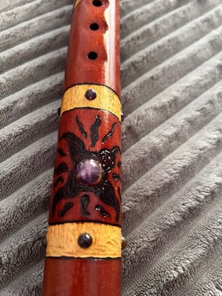 Flauta Nativa Americana Artesanal