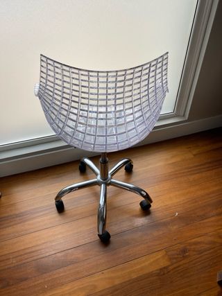 Silla de oficina diseño transparente