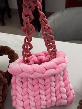5 Borse Chunky Intrecciate a Mano