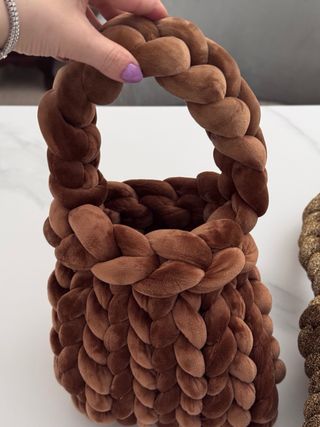 5 Borse Chunky Intrecciate a Mano