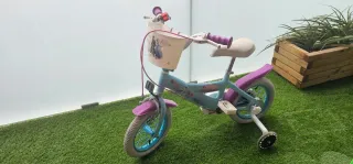 Bici Infantil Frozen 12" Toimsa con Ruedines
