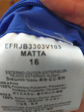Piumino donna leggero double face nuovo senza cart