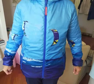 Piumino donna leggero double face nuovo senza cart