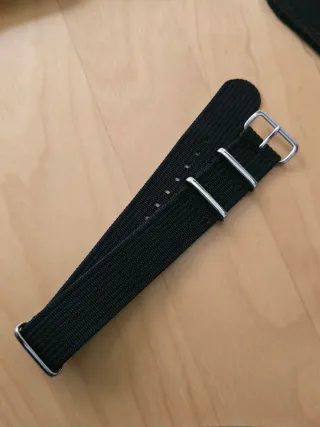 Correa Nato Reloj 20mm Negra