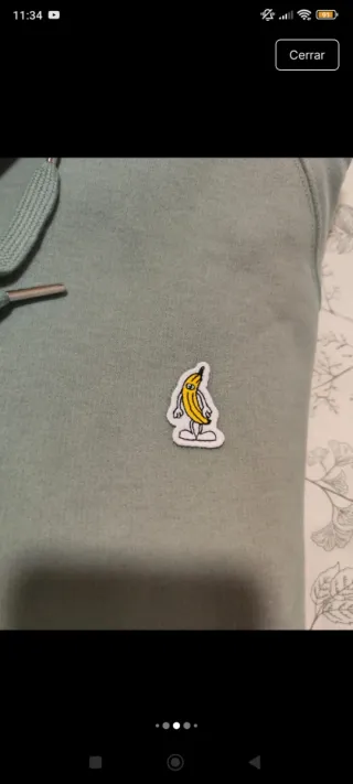 Sudadera Blue Banana Unisex Verde Aguamarina