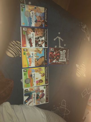 PS2 Singstar y Guitar Hero (5 juegos)