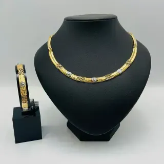 PULSERA BISMARK MEDUSA BICOLOR.