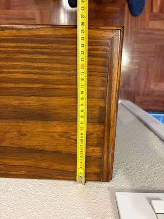 Mueble de pasillo de madera vintage