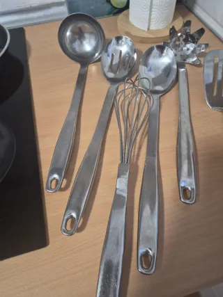 Set 6 Utensilios Cocina Metal