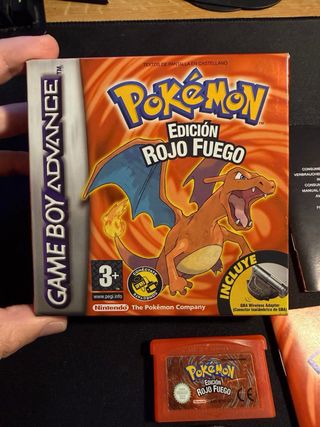 Pokémon Rojo Fuego Edición Game Boy Advance
