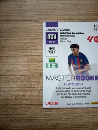 Cromo Lamine Yamal Rookie Megacracks 2024-25