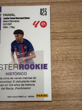 Cromo Lamine Yamal Rookie Megacracks 2024-25