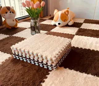 Alfombra Puzzle Suelo 20 Piezas Fleece