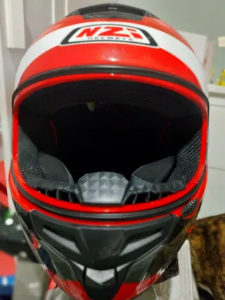 Casco Moto NZI NPX 001 Off-Road Rojo/Negro