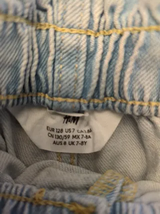 Pantalón corto vaquero niña T. 7-8 años