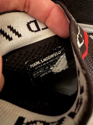 Zapatillas Karl Lagerfeld Verge Runner High Negras