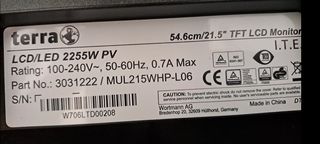 Monitor Terra LCD/LED 21.5 Full HD