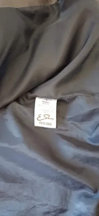 Giubbino uomo ecopelle Yes-Zee colore antracite