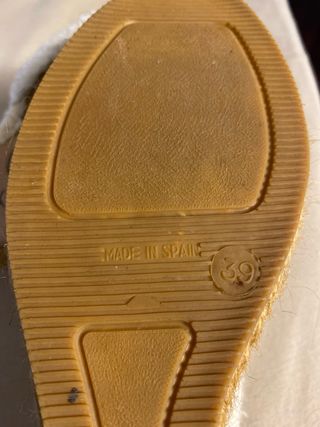 Alpargatas Gaimo blancas hechas en España