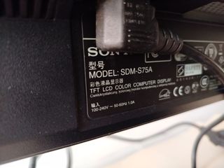 Monitor Sony SDM-S75A Negro