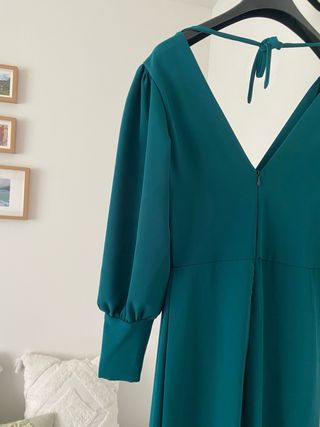 Vestido fiesta Veneno en la Piel verde