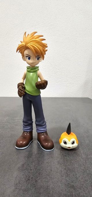 Figuras Matt y Tsunomon Digimon Adventure
