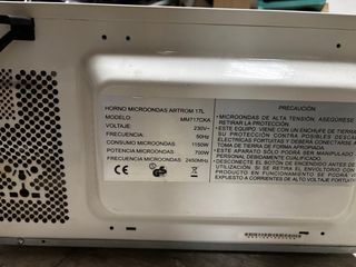 Microondas Amarillo ARTROM