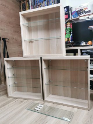 Estantería mueble vitrina pared