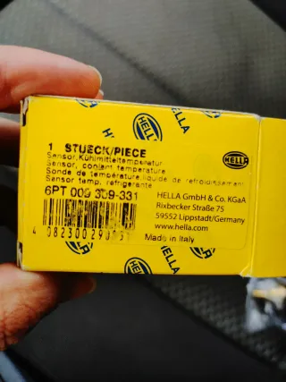 Sensor Temp. Refrigerante HELLA 6PT 009 309-331