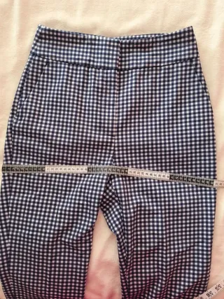 Pantalones de cuadros mujer