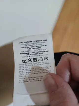 Cazadora Scalpers Negra Talla L