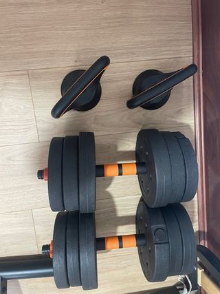 Banco de pesas y mancuernas Cecotec