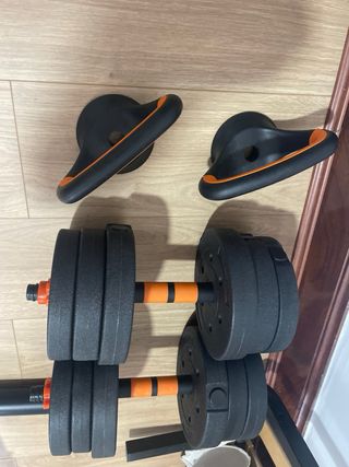 Banco de pesas y mancuernas Cecotec