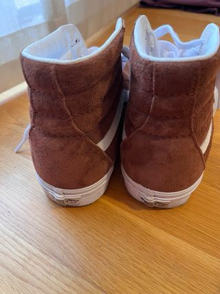 Zapatillas Vans Altas Marrones