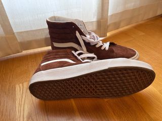 Zapatillas Vans Altas Marrones