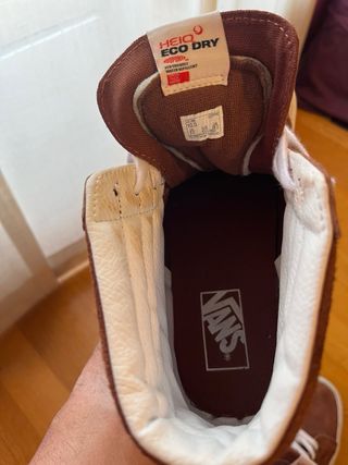 Zapatillas Vans Altas Marrones