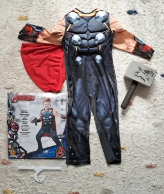 Disfraz Thor Vengadores Marvel Talla 3-4 años