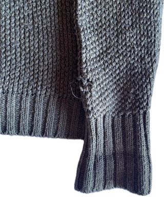 Jersey Only cuello alto con volantes verde