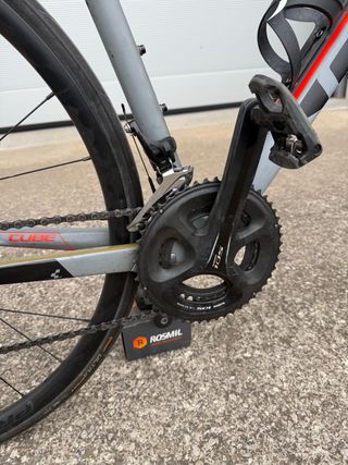 Bicicleta Cube Attain Shimano 105 Gris/Naranja