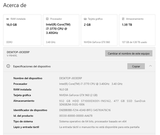 Completo PC Gaming i7