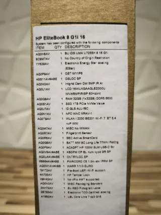Portátil HP Elitebook 8 G1i 16