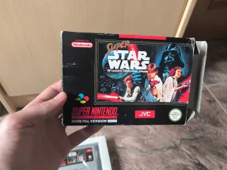 Super Star Wars SNES PAL España JVC