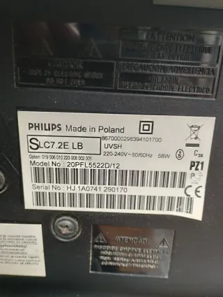 Televisor Philips 22 TDT Negro