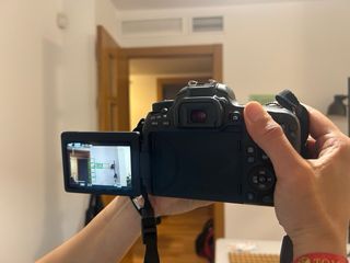 Canon EOS 77D + Lente 18-135mm IS USM Nano