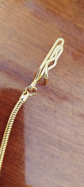 Elegante Collana da Tasca Dorata