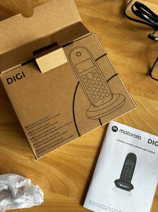 Teléfono Inalámbrico Motorola Negro Nuevo