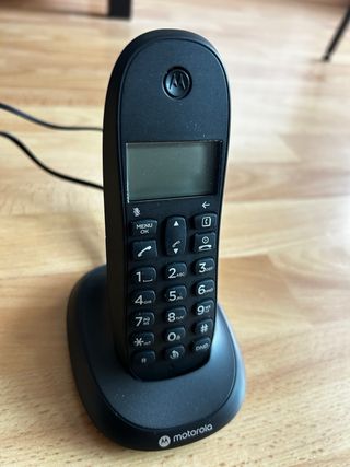 Teléfono Inalámbrico Motorola Negro Nuevo
