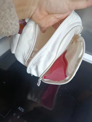 Mochila Domyos blanca y rosa